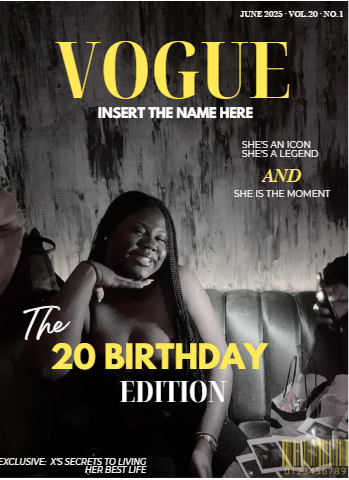 Birthday Magazine -  Canva Template 1